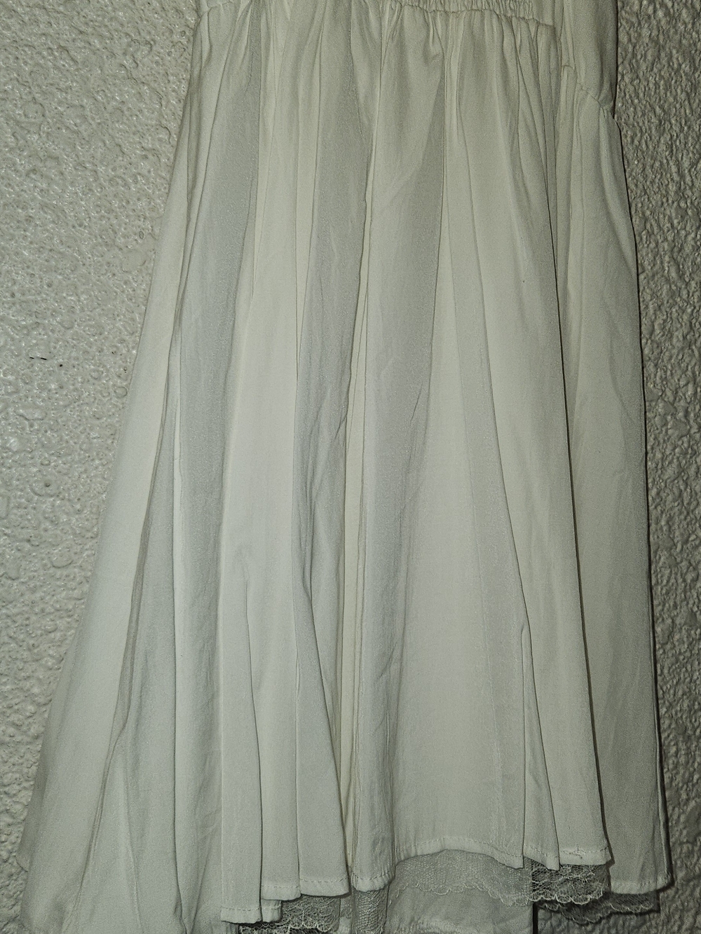 White Ruffled Sleeve Summer Dress - Picture 9 of 9